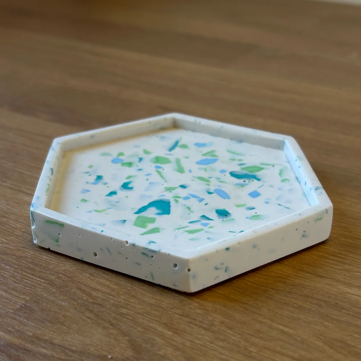 צלוחית משושה | טראצו טורקיז – תמונה 2