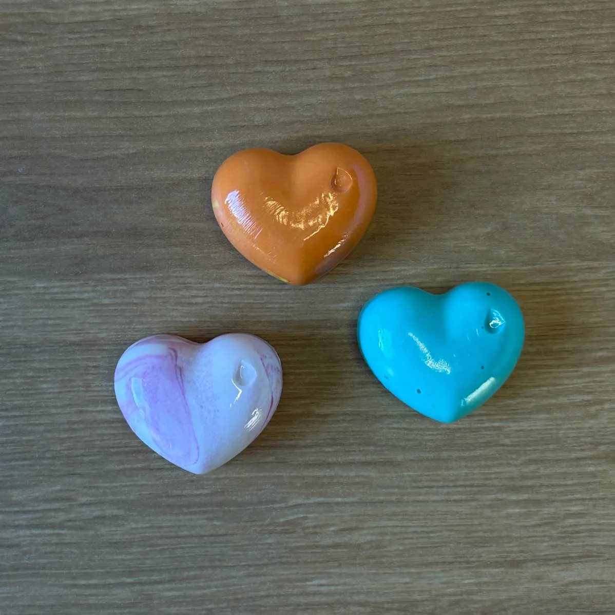 סט 3 מגנטי לב – תמונה 5