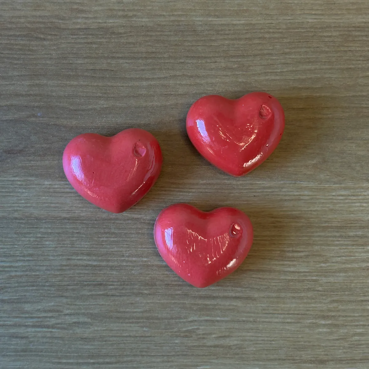 סט 3 מגנטי לב – תמונה 4