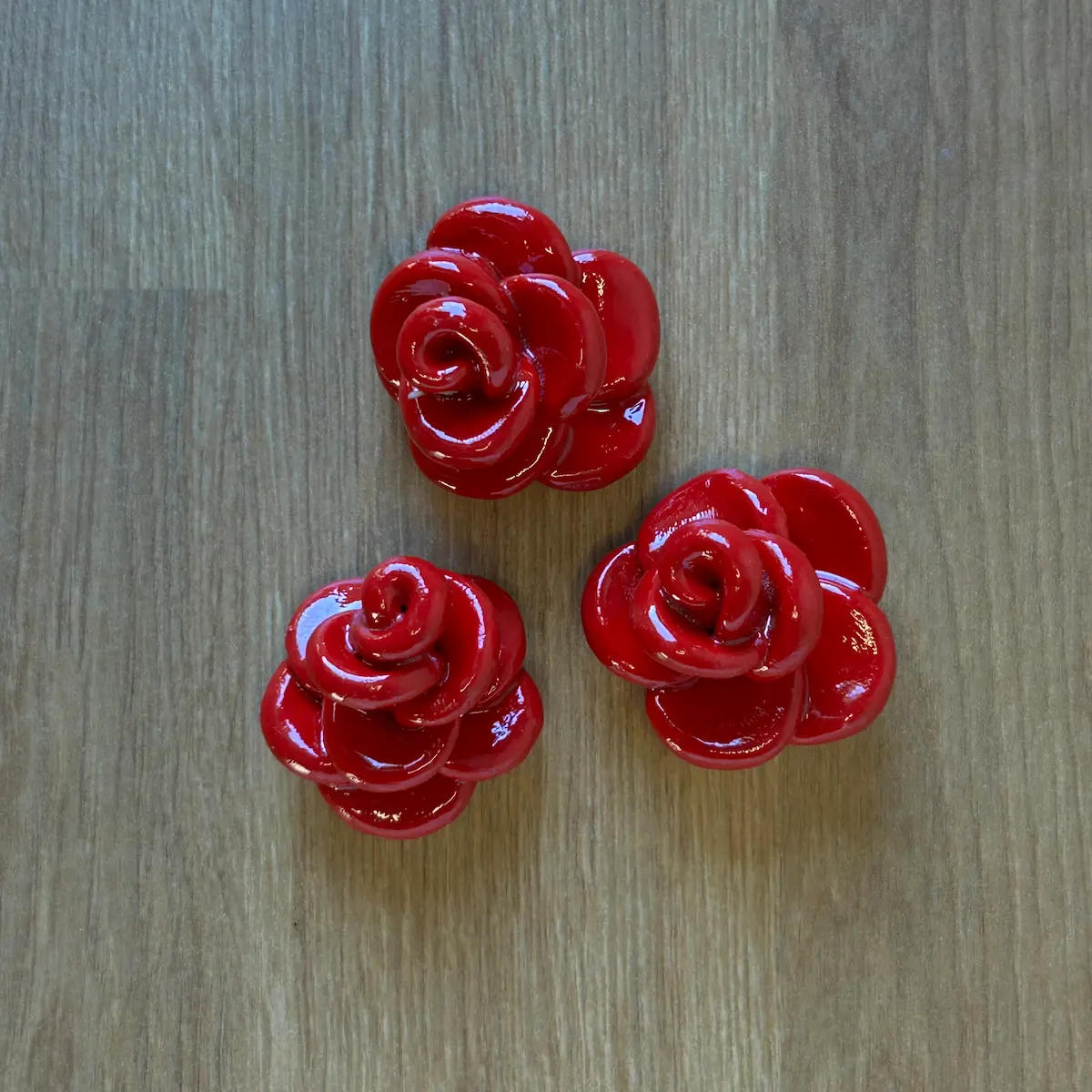 סט 3 מגנטי שושנה – תמונה 2